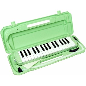 カラフル32鍵盤ハーモニカ♪　MELODY PIANO 【P3001-32K】　♪　ピアニカ　♪　ライトグリーン
