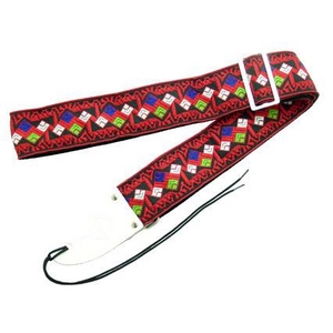ギター用ベース用ストラップ 70年代ミュージシャン 愛用ストラップ(再現) Retrovibe Strap 1970 Red レッド