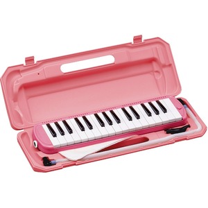 カラフル32鍵盤ハーモニカ♪　MELODY PIANO 【P3001-32K】　♪　ピアニカ　♪　 ピンク