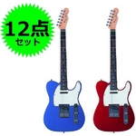 Photo Genic（フォトジェニック） エレキギター初心者12点セット 入門に最適! 【バインディングが入ったテレキャスターカスタムタイプ】 TCL270 MBL （DVD）