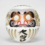 貯金箱だるま 4号 白