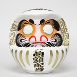 貯金箱だるま 5号 白