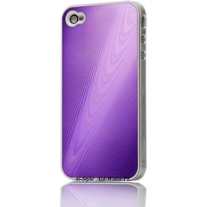 Ai-Style Series iPhone4 ハードケース 【Ai4-Wood-PL】 Type Wood PL(パープル)