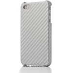 Ai-Style iPhone4 Carbon Look（ハードケース カーボンルック） 【Ai4-Carbon-Silver】（シルバー）