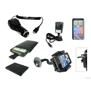 HTC Desire HD Softbank 001HT �[�d�N���[�h���E�\���o�b�e���[9�_�Z�b�g