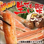 【訳あり】生ずわい蟹　極太　5kg　【15肩前後入り】 