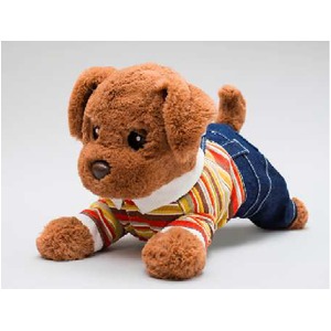 夢の子コレクション42　ボーダー柄オーバーオール　（ダッキー用）