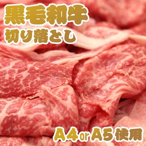 某高級焼肉店に卸しているA4・A5等級のみ黒毛和牛切り落とし4kg