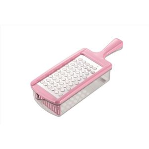 ステンレス製おろし器「おろしぼり」 ピンク