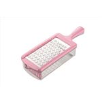 ステンレス製おろし器「おろしぼり」 ピンク