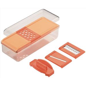 ベジタブルクラブ カラフルズ カセット式野菜調理器セット オレンジ VC-C72