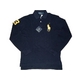 POLO Ralph Lauren(ポロ ラルフローレン) ビッグポニーポロシャツ(長袖) カスタムフィット ネイビー×イエロー Mサイズ