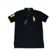 POLO Ralph Lauren(ポロ ラルフローレン) ビッグポニーポロシャツ(半袖) カスタムフィット ブラック×イエロー Sサイズ