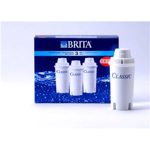 BRITA（ブリタ） ポット型浄水器 交換用フィルター クラシック 3個セット BJ-C3