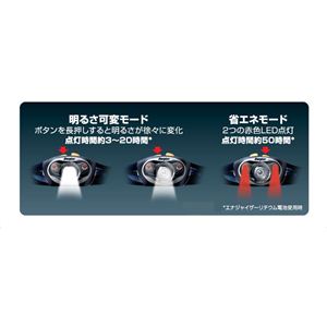 Energizer�i�G�i�W���C�U�[�j �G�N�X�g���[���w�b�h���C�g HDL1AAJ�C���[�W��