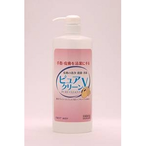 医薬部外品・手指用アルコール消毒剤【ピュアクリーン V】[ジェルタイプ]〈１リットル〉（12本セット）