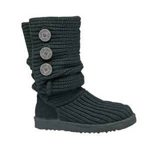 【UGG(アグ) AUSTRARIA】 ブーツ Classic Cardy Boots/BLACK★US8
