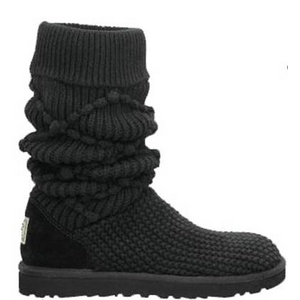 【UGG(アグ) AUSTRARIA】 ブーツ Classic Argyl Knit Boots/BLACK★US8