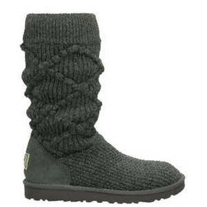 【UGG(アグ) AUSTRARIA】 ブーツ Classic Argyl Knit Boots/CHARCOAL★US8