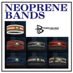 POWER BALANCE NEOPLANE BANDS（パワーバランス ネオプレーンバンド） ブラック×シルバー／M