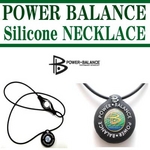 POWERBALANCE（パワーバランス） シリコンネックレス／ブラック