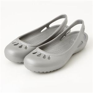 ☆crocs☆サボmalindi silverW6