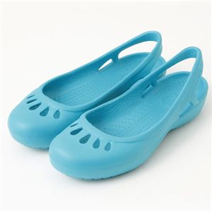 ☆crocs☆サボmalindi turquoiseW7