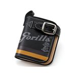 gorilla（ゴリラ）2つ折りレザーウォレット（財布）エンジニアブーツデザイン ブラック