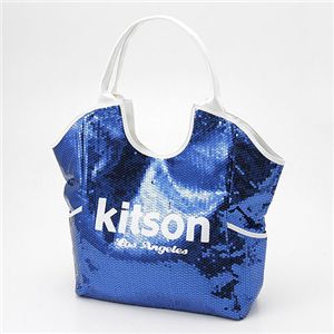 kitson(キットソン) スパンコール トートバッグ Sequin Tote Bag ネイビー