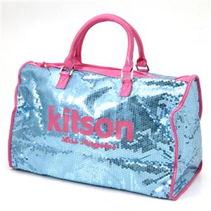 kitson(キットソン) スパンコール ボストンバッグ LEGGAGE SEQUIN TOTE /LightBlue