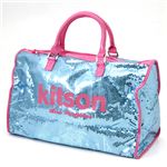 kitson(キットソン) スパンコール ボストンバッグ LEGGAGE SEQUIN TOTE /LightBlue