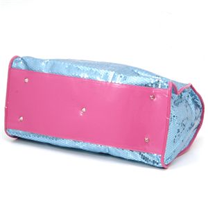 kitson(キットソン) スパンコール ボストンバッグ LEGGAGE SEQUIN TOTE /LightBlue