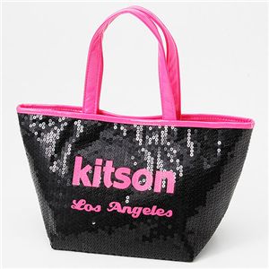 kitson(キットソン) ネオン スパンコール ミニトートバッグ Pink