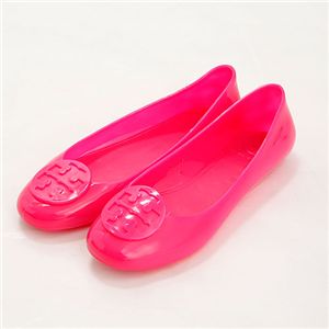 Tory Burch(トリーバーチ) ラバー バレエパンプス  ピンク 6(23.0cm相当)