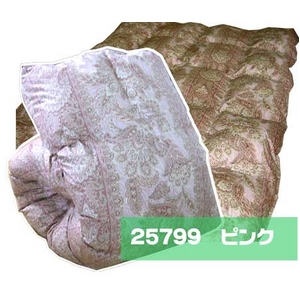 羽毛布団の打ち直し(リフォーム)【お手軽コース】(ダブル掛→シングル掛2枚/ベッドタイプ)【25799】ピンク