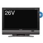 SHARP(シャープ)AQUOS(アクオス)26V型 ブルーレイ内蔵ハイビジョン液晶テレビ ブラック系 LC-26DX2-B