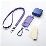 ELECOM iPod nano用ケース+ストラップ+液晶保護フィルム+充電器(パープル)【AVA-N09ACPU】 （iPod/iPhone関連）