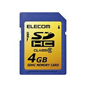 ELECOM（エレコム） MF-FSDH04GC6 （SDHCメモリーカード）