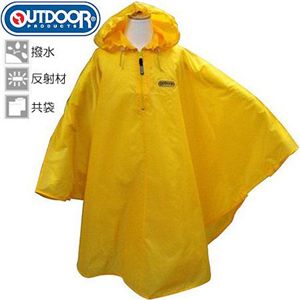 OUTDOOR キッズレインポンチョ(140) 50000113 イエロー