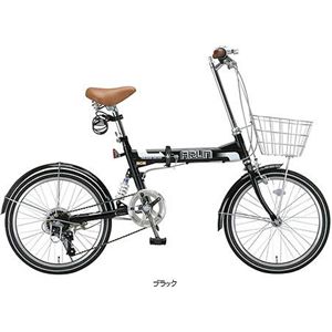 ARUN 折り畳み自転車 MSB-206AS ブラック