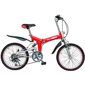 MYPALLAS（マイパラス） 折り畳み自転車 20インチ M-10-RS レッド・シルバー