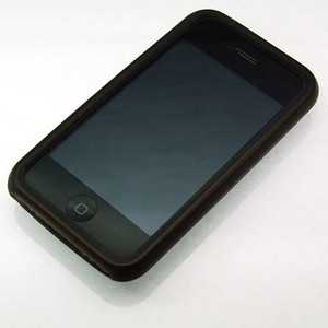 Rix（リックス） iPhone3GS/3G対応 なめらかシリコンケース 液晶保護フィルム付属 （クリアブラック） RX-IPSCPH2CB 【3個セット】