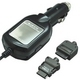 Rix(リックス) BLUE EYE au FOMA SoftBank用 車載DC充電器 LCDモニタ-搭載 (ブラック) RX-JUD678BK 【2個セット】