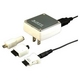 Rix(リックス) FOMA/SoftBank/au/willcom対応!家庭用コンセントAC充電器 (ホワイト) RX-JUA683WH 【2個セット】