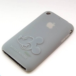 Rix（リックス） iPhone3GS/3G用ディズニーミッキーマウス シリコンケース （グレー） RX-IJK352GY 【2個セット】