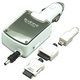 Rix(リックス) BLUE EYE au FOMA SoftBank Willcom用 車載DC充電器 コード巻取り式 (ホワイト) RX-JUD681WH 【2個セット】