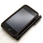 Rix（リックス） iPhone3GS/3G対応 シリコンケースとタッチペンセット 液晶保護フィルム付属 （クリアブラック） RX-IPSSPH2CB 【2個セット】