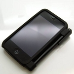 Rix（リックス） iPhone3GS/3G対応 シリコンケースとタッチペンセット 液晶保護フィルム付属 （ブラック） RX-IPSSPH2BK 【2個セット】