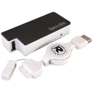 Rix（リックス） specchio乾電池+USB充電器 （ホワイト） RX-JUK666AWH 【3個セット】