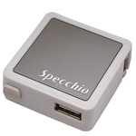 Rix（リックス） Specchio iPod用 家庭コンセントAC充電器 USBポート搭載 （ホワイト） RX-JUA688WH 【3個セット】
